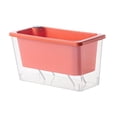 thumbnail image 3 of Almencla Self Watering Pots Double Layers Gifts Plant Container Vegetables Flower Pot Orange, 3 of 8