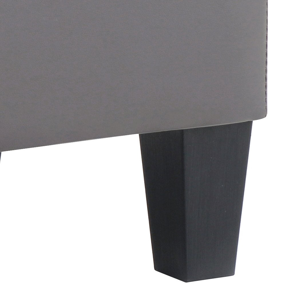 Glory Furniture Newbury Ottoman in Gray Color