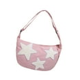 thumbnail image 4 of Bolso bandolera jinwen para mujer Rosa con cierre de cremallera, 4 of 8