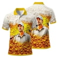 thumbnail image 2 of HOMYGIFTS Personalized Beer Lover Polo Shirt for Men – Custom Face Print, Fun Party Style & Unique Gift Idea, 2 of 10