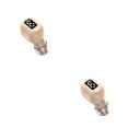 thumbnail image 2 of Bearachild 1 pieza de auricular inalámbrico compatible con Bluetooth 5,3, con pilas, recargable, pantalla de potencia, auricular, Color de piel Color de piel 2Conjunto, 2 of 6