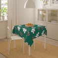 thumbnail image 4 of Wukai Gingerbread Snowman Cookies Waterproof Tablecloth for Kitchen Dining, Fits Square Tables for 2-4 Seats -60"x60", 4 of 7