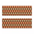 thumbnail image 2 of Vintage Bench Cushion Set of 2, Funky Unusual Shapes in Vibrant Colors Oval Elliptic Forms Nested Vertical Pattern, Standard Size Foam Pad and Decorative Cover, Multicolor, by Ambesonne, 2 of 4