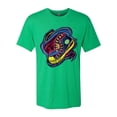 thumbnail image 2 of Wild Bobby, Colorful Sneakers Chucks Streetwear Mens Premium Tri Blend T-Shirt, Envy, Small, 2 of 3