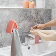 thumbnail image 1 of Dalazy Push Towel Holder Kitchen Towel Hooks Rag Organizer for Home Accessory Pink, 1 of 8