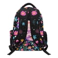 thumbnail image 2 of FKELYI 17 Inch School Bookbag for Kids Backpack Spacious Schoolbag for Elementary Student Hippie Flower Axolotl Print Casual Daypack with Multi-Pockets Travel Knapsack, 2 of 7