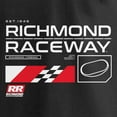 thumbnail image 3 of Men's Black Richmond Raceway ISC Track Outline Pullover Hoodie, 3 of 3
