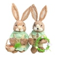 thumbnail image 3 of Juego de 4 Muñecos de Figuritas de Conejo de Pascua Soledad Adorno Encantador Estilo B 35 Cm, 3 of 10