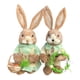 thumbnail image 2 of 1 par de figuritas de conejo de Pascua de pie para decoración de muñecas de 35 cm de alto para jardín, terraza, balcón y todo el interior Estilo C Soledad Estatuilla de conejito, 2 of 10
