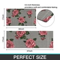 thumbnail image 7 of Pioneer Flower Floral Print Pattern Kitchen Rugs Sets Of 2,Anti Fatigue Kitchen Mat Rugs Non Slip Washable,Decorative Kitchen Floor Mats for Kitchen,Sink,Laundry,17"x30"+17"x47", 7 of 7