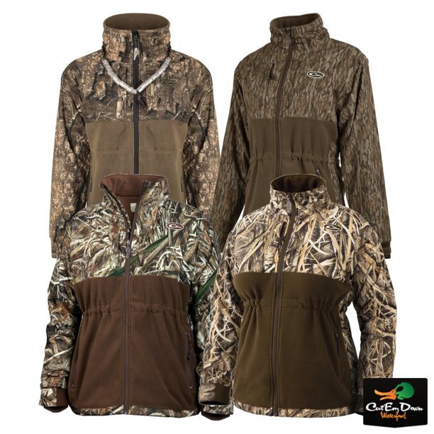 DRAKE WATERFOWL LADIES MST EQWADER PLUS FULL ZIP JACKET