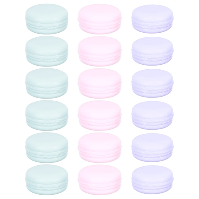 Miangastore 30Pcs Colorful Macaron Cream Box Separate Jar Cases for Lip and Eye Masks