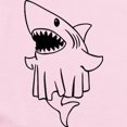 thumbnail image 2 of CafePress - Ghost Shark - Baby Light Bodysuit, Size Newborn - 24 Months, 2 of 4