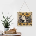 thumbnail image 6 of In A World Full Of Roses Be A Sunflower Wood Hanging Sign, Inspirational Quote Sign, Wood Wall Art,Rustic Farmhouse Decor 12x12 Inches, 6 of 8