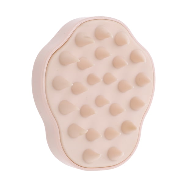 Cepillo de champú para cabello en forma de flor 1 Pc Unique Bargains para masaje del cuero cabelludo 3.74"x3.15"x2.76" Rosa claro