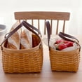 thumbnail image 2 of Baozhu Wood Chip Basket Storage Basket Size Kitchen Storage Baskets Home Storage Organization, 2 of 6