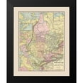 thumbnail image 2 of Cram 20x24 Black Modern Framed Museum Art Print Titled - Russian Empire in Asia Russia - Cram 1892, 2 of 5