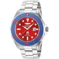 thumbnail image 2 of Invicta Men's 14657 Grand Diver Red Dial Blue Bezel Steel Bracelet Dive Watch, 2 of 2