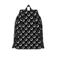 thumbnail image 2 of Lsque Golf Balls Pattern Canvas Daypack, Durable Backpack, High-quality Versatile Backpack,Vintage Compact Backpack-Small, 2 of 6