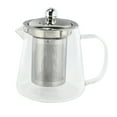 thumbnail image 1 of 5Sizes Good Clear Borosilicate Glass Teapot With 304 Stainless Steel Infuser Strainer Heat Coffee Tea Pot Tool Kettle Set 380Ml, 1 of 5