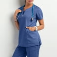 thumbnail image 1 of Ropa de lavado de manos de manga corta para sala de operaciones, camiseta corta para mujer, ropa de trabajo, ropa de aislamiento para enfermeras y cirujanos, ropa de trabajo, 1 of 6