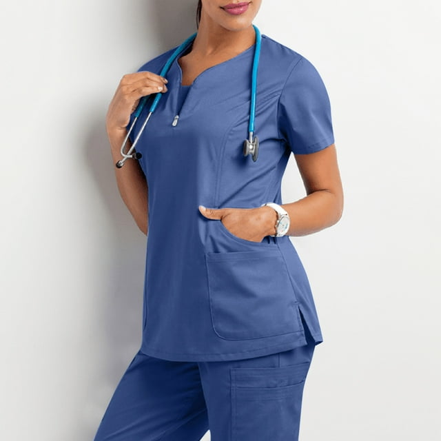 Ropa de lavado de manos de manga corta para sala de operaciones, camiseta corta para mujer, ropa de trabajo, ropa de aislamiento para enfermeras y cirujanos, ropa de trabajo