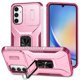 thumbnail image 1 of Funda para GANGXUN Samsung Galaxy A34 5G - Soporte metálico, Función magnética, Rosa, 1 of 5