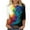 Multicolor, variant on Sakmal Plus Size Ladies Shirts 3/4 Sleeve Bird Graphic Crew Neck T-Shirts Plus Size Ladies Shirts