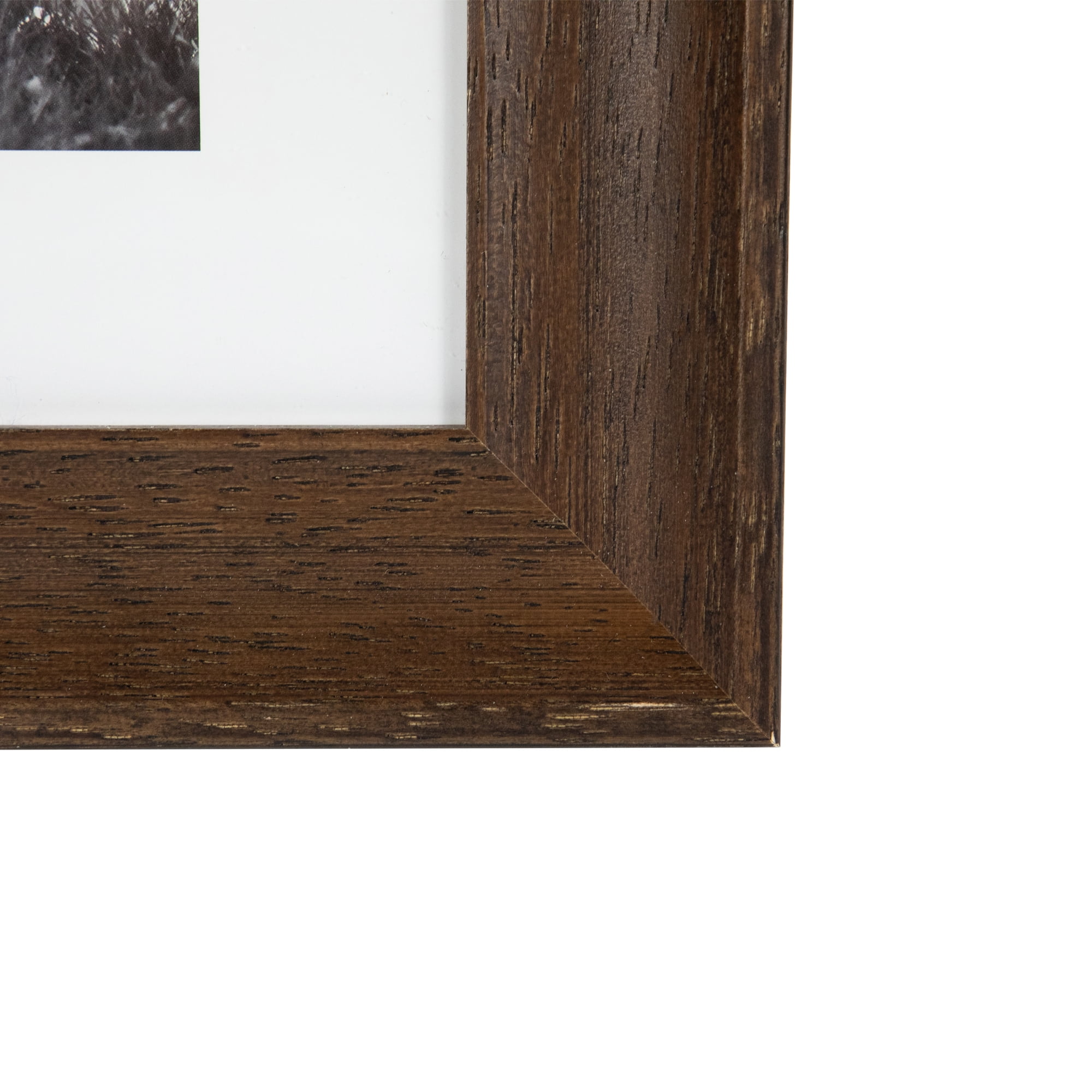 Northlight Wooden Picture Frames - for 8" x 10" Photos - Dark Brown - Set of 2