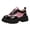 Hot Pink, variant on Womens Leopard Patent Lug Sole Sneakers Lace up Platform Chunky Heeled Fashion Shoes for Fall Casual White Size 9