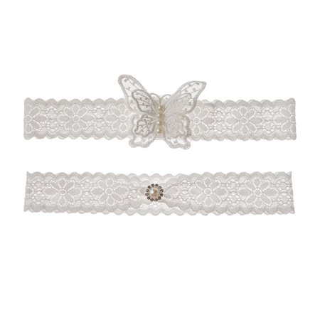

Bridal Leg Garter Butterfly - 2PCS Stretchy Lace Garter Wedding Garter for Women