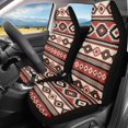 thumbnail image 2 of COEQINE Car Seat Cover for Women Men, Non-Slip Front Bench Protection Breathable Auto Accessories Universal Fit Most Vehicles, Southwest Aztec Beige Red, 2 of 7