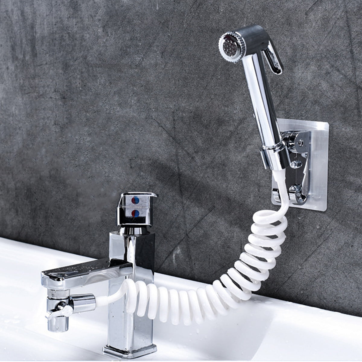 Sink Tap Faucet Extender, Spray Shower Head Water Tap Tool for Home