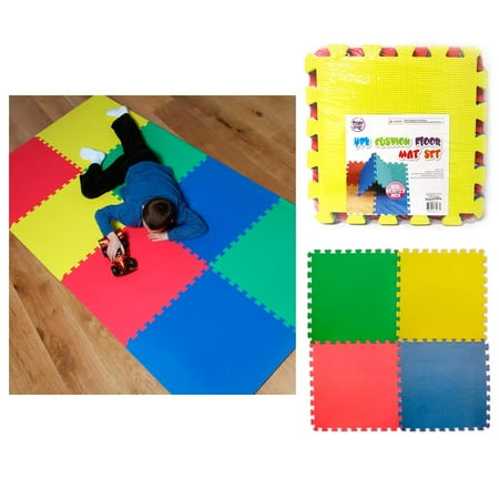 - 48 Sqft Foam Kids Baby Childrens Puzzle Play Interlocking Flooring Mats Gym New
