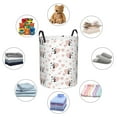 thumbnail image 3 of Lsque Heart Panda pattern Laundry Hamper Basket, Tall Woven Rope Hamper Basket for Clothes, Lightweight Storage Basket, Collapsible Waterproof-Small, 3 of 8