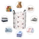 thumbnail image 4 of Balery Heart Panda Cesta de ropa redonda con asas, impermeable, independiente, para ropa, juguetes, dormitorio y familia-Small, 4 of 6