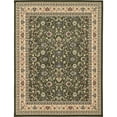 thumbnail image 1 of Unique Loom Sialk Hill Persian Floral Rug 9' 10 x 13' Rectangle Olive/Ivory, 1 of 2