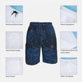 thumbnail image 4 of Cloud Board Shorts Swimming Trunks Polyester Men Beach Funny Swim Trunks, 4 of 5