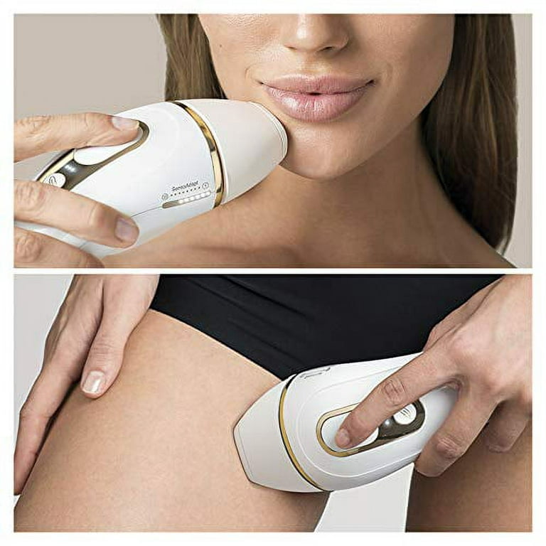 Braun Silk Expert Pro5 IPL Hair Removal Device for Women Men - Lasting Hair  Regrowth Reduction, Virtually Painless Alternative to Salon Laser Removal