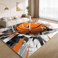 thumbnail image 1 of Sports Football Area Rugs, Painted Game Carpet, Washable Non Slip Low Pile Soft Rug for Entryway Living Room Bedroom Decor Mat 3ftx4ft, 1 of 8