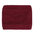 thumbnail image 1 of Winter Fleece Lined Knitted Neck Warmer Scarf, Neck Gaiter For Women Mens-Red, 1 of 5