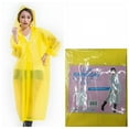 thumbnail image 2 of Soidarity Chubasquero impermeable de emergencia para hombre y mujer, 1 unidad, portátil, reutilizable, refugio para senderismo, acampada al aire libre, Escalada amarillo Soidarity HW3933-02B, 2 of 5