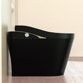 thumbnail image 3 of Tankless Modern Smart Toilet With Bidet, Auto Flush, Auto Open/Close,Heated Seat, Warm Water and Dry, Foam Shield Function White, Matte Black, 3 of 6