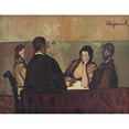thumbnail image 2 of Cyprián Majerník 24x19 Gold Ornate Framed and Double Matted Museum Art Print Titled - Card Players (1944), 2 of 4
