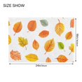 thumbnail image 4 of Yayeee Bath Rug for Bathroom Floor Non Slip Rectangle Fluffy Soft Absorbent Mat, 16"x24", Yellow Leaves, 4 of 7