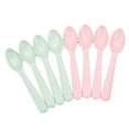 thumbnail image 3 of de vajilla de paja de simple. - Spoons_4 Rosa 4 Spoons_4 Rosa 4 Verde CUTICAT vajilla de paja de trigo, 3 of 6