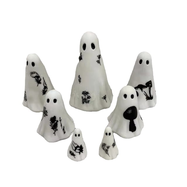 Advancent Conjunto de esculturas exquisitas de resina para Halloween - Conjunto de esculturas aterradoras de materiales inodoros y ecológicos 7 Type2 NO2