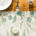 thumbnail image 3 of Smile Greenery Eucalyptus Table Runner for Spring Summer 13 x 36, Off White, 3 of 8