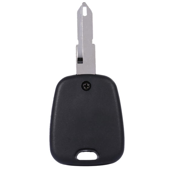 LYUMO 2 Buttons Uncut Blank Blade Remote Auto Car Key Fob Shell Case Replacement For 206, Uncut Balde,2 Buttons Key Fob