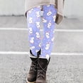 thumbnail image 4 of Easter Leggings for Women Tummy Control Print High Waist Workout with Pockets Stretchy Yoga Pants,Light Purple,M, 4 of 5